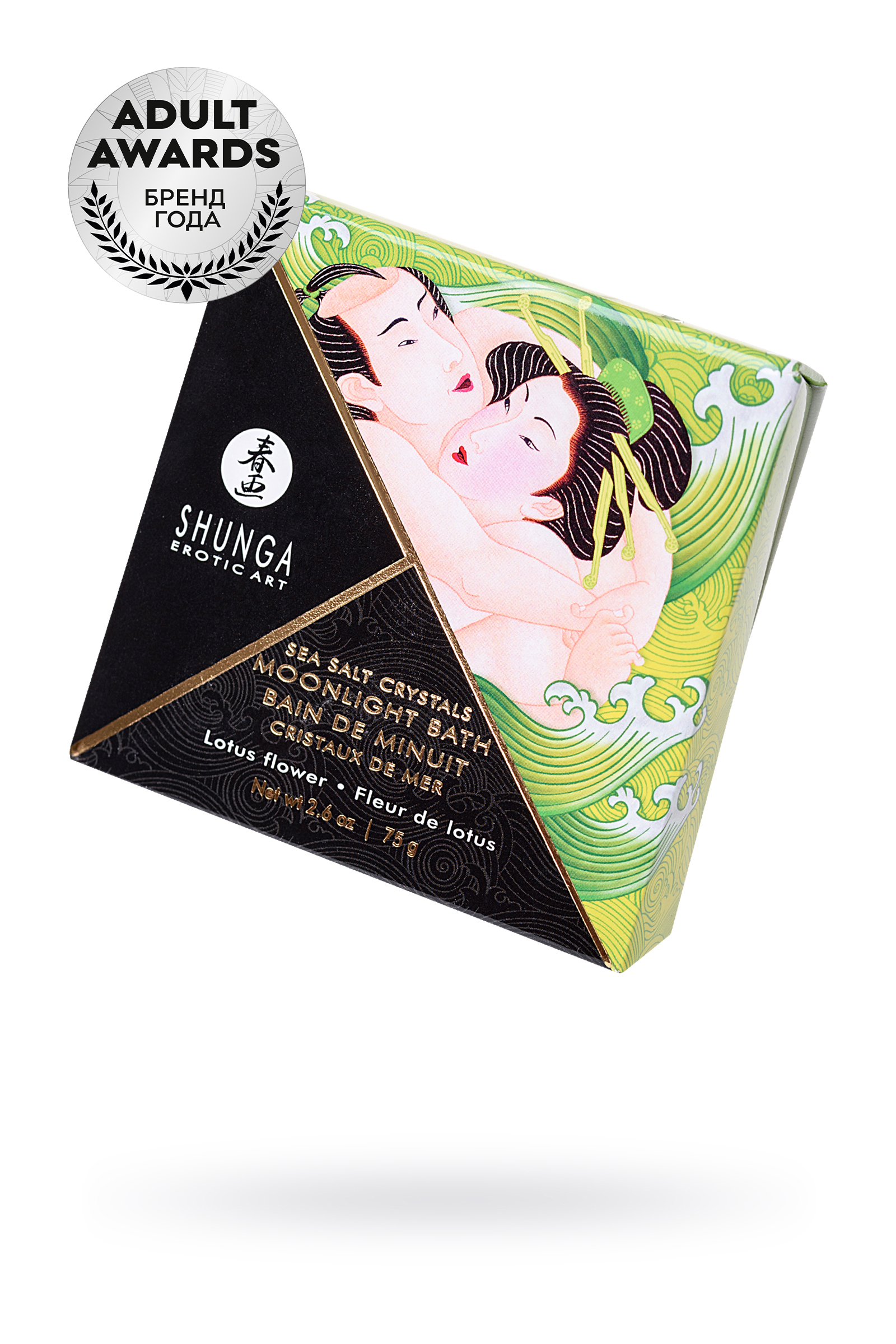 Соль для ванны Shunga  Bath Salts Lotus Flower «Цветок лотоса» 75 гр