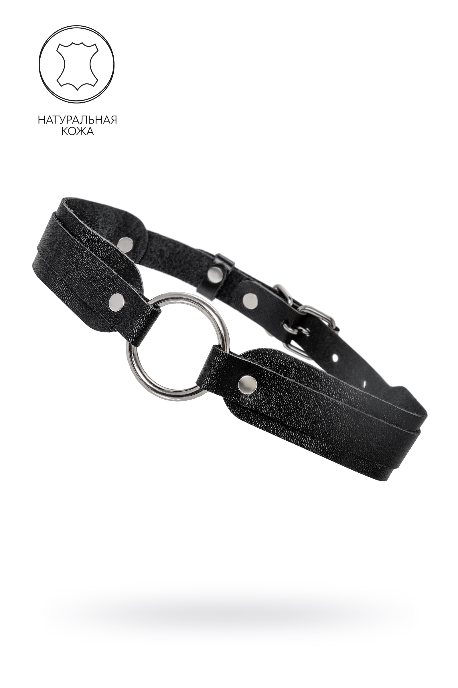 Чокер-ошейник Pecado BDSM, со скруглёнными углами, чёрный