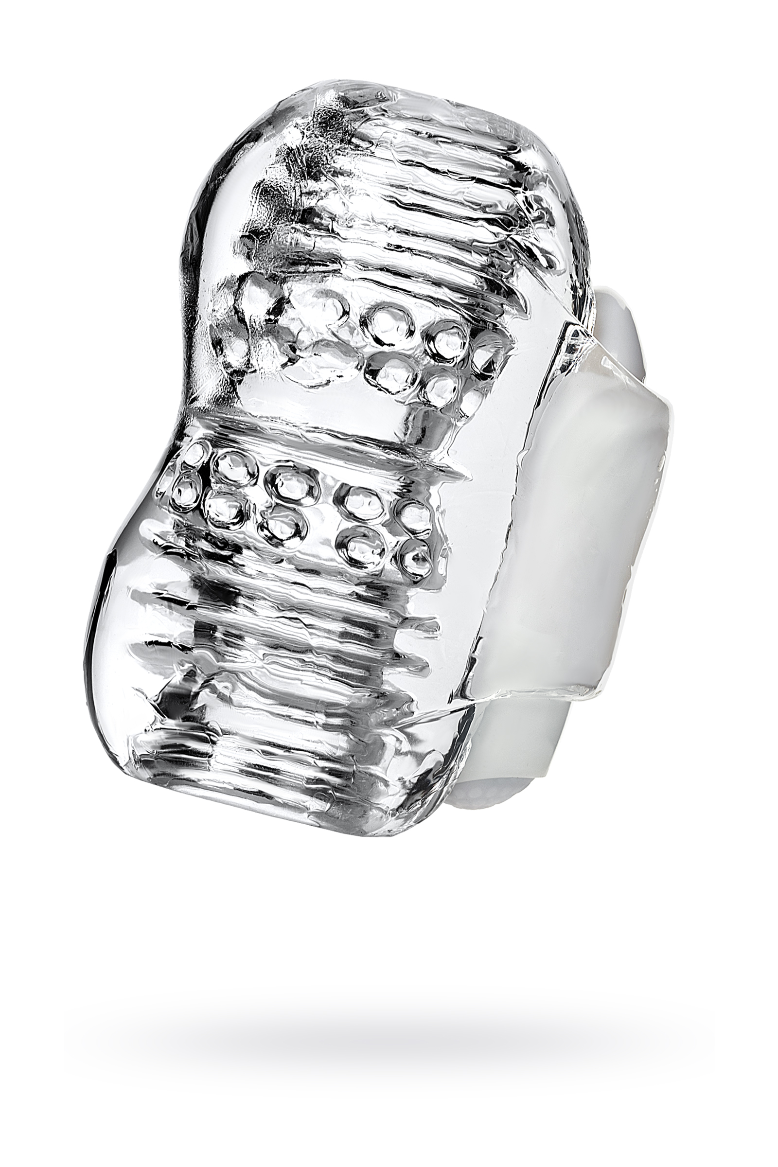 Мастурбатор нереалистичный TOYFA Lingam  Khani, прозрачный, 9 см