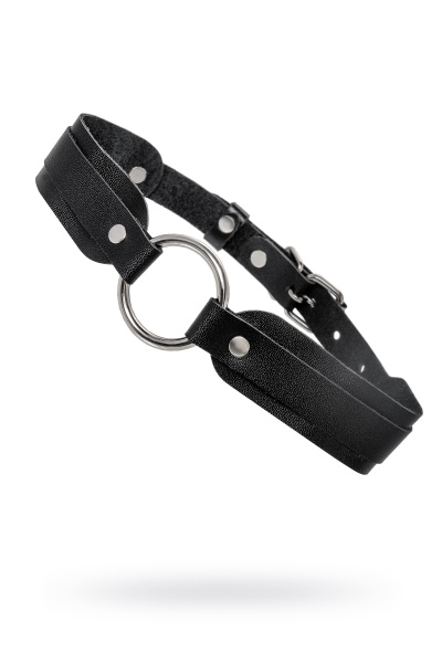 Чокер-ошейник Pecado BDSM, со скруглёнными углами, чёрный