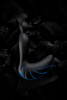 Стимулятор простаты EROTIST THIRD, силикон, черный, 15,7 см