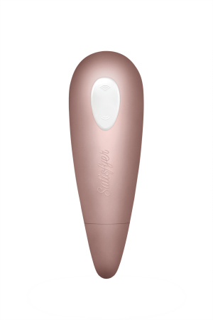Вакуум-волновой стимулятор клитора Satisfyer Number One, ABS пластик, розовый, 14,5 см