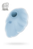 Вакуумный стимулятор клитора Satisfyer Cloud Dancer, силикон, голубой