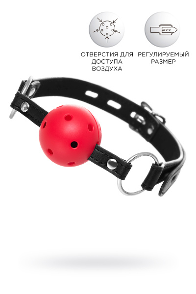 Кляп Anonymo.ABS пластик, красный, 64 см