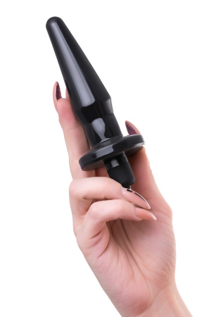 Анальная втулка TOYFA POPO Pleasure Lacerta с вибрацией 10,6 см. Ø 3,1