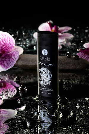 Усиливающий крем для пар Shunga Dragon, возбуждающий эффект «ледяного огня», 60 мл