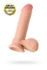 Фаллоимитатор реалистичный TOYFA REALSTICK ELITE DILDO, TPR, телесный, 20 см