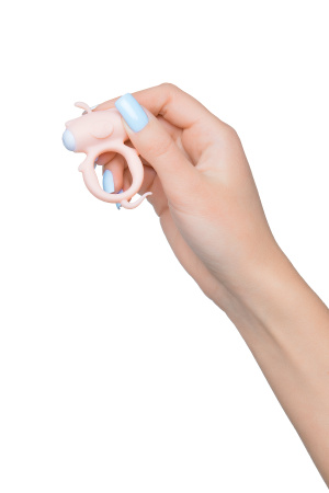Виброкольцо на пенис TOYFA A-Toys Kear, силикон, розовое, Ø 2 см