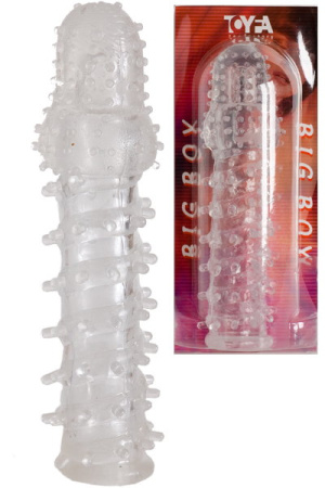 Насадка Toyfa, Прозрачная, 8 см, Ø 2,5