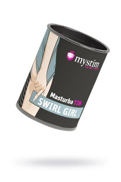 Яйцо-мастурбатор Mystim Masturbatin Swirl Gir, белый, 4,5 см