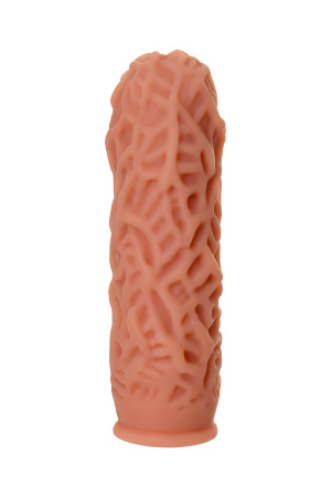 Насадка KOKOS с дополнительной стимуляцией,TRP,телесная, 14,7 см