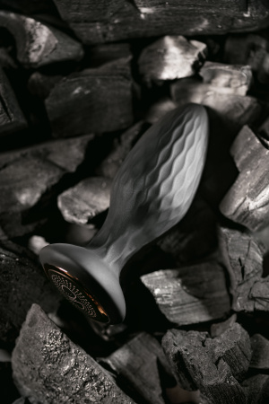 Анальная вибровтулка с ротацией POPO Pleasure Tucana, с управлением от приложения и пульта, силикон