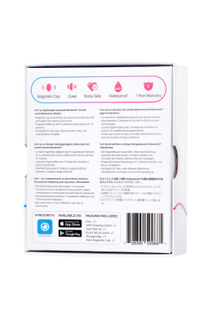 Вибростимулятор клитора в трусики Lovense  Ferri, силикон, розовый, 7,4 см