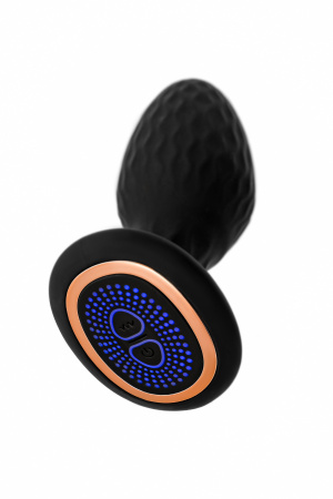 Анальная вибровтулка с ротацией POPO Pleasure Tucana, с управлением от приложения и пульта, силикон