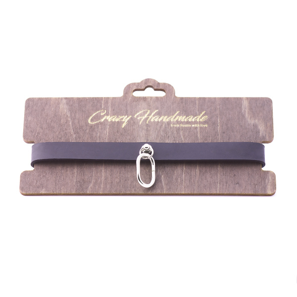 Чокер с овальным кольцом Crazy Handmade