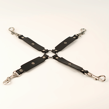 Крестик с карабинами для фиксации рук и ног Crazy Handmade