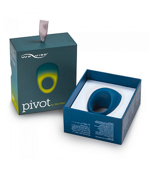 Кольцо эрекционное WE-VIBE Pivot синий ,силикон,7,1 см.