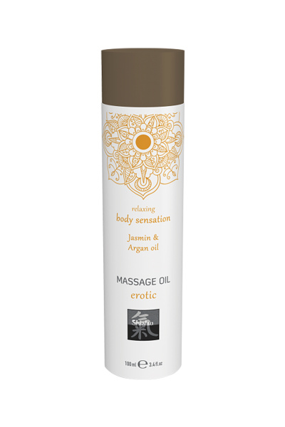 Массажное масло erotic - Жасмин и аргановое масло, 100 мл,