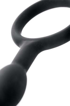 Цепочка анальная TOYFA A-Toys, черная, 13,7 см, Ø 2,3