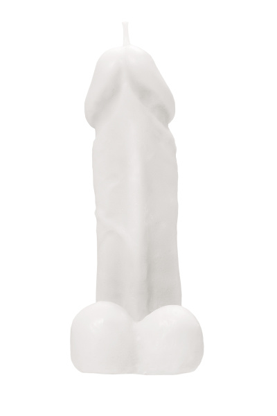 Свеча Pecado BDSM «Пенис», белая, 98 гр.