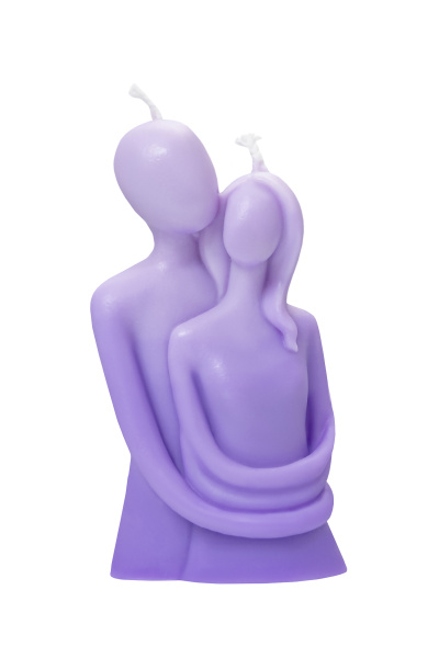 Свеча интерьерная Штучки-Дрючки ""Пара"", фиолетовый, 95г