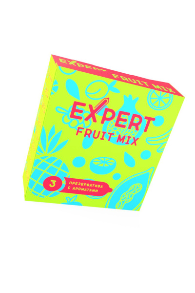Презервативы EXPERT Fruit Mix,фруктовые ароматизированные , 3 шт