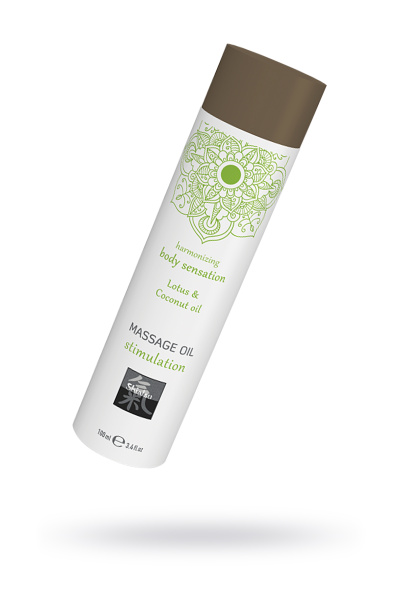 Массажное масло stimulation - Лотос и кокосовое масло, 100 мл.