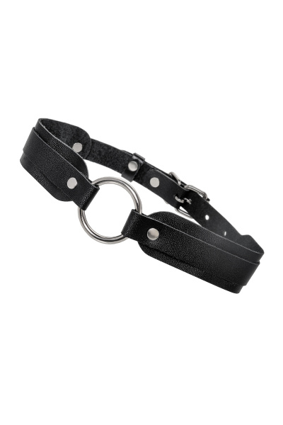 Чокер-ошейник Pecado BDSM, со скруглёнными углами, чёрный