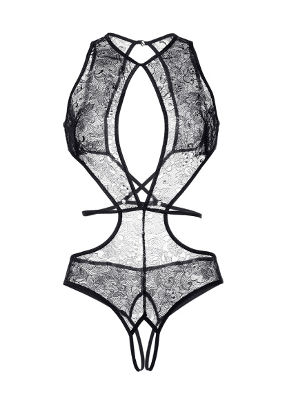 Боди эротическое Erolanta Lingerie Collection, из кружевного полотна (42-44)