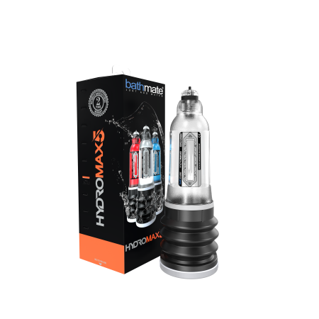 Помпа для пениса Bathmate HYDROMAX5 (аналог Hydromax X20), Прозрачно-черная, 26,0 см