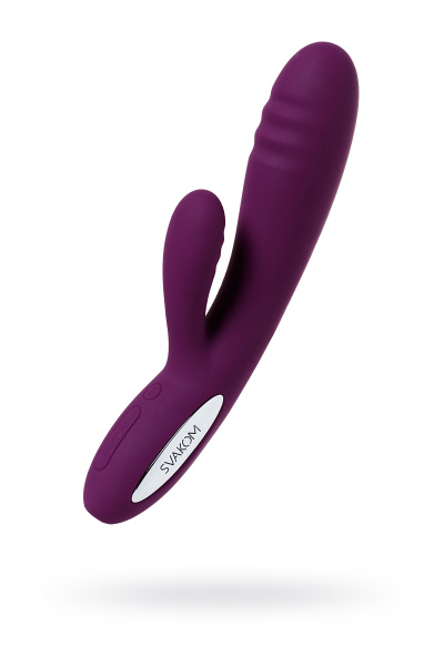 Вибратор с клиторальным стимулятором Svakom Adonis, с подогревом