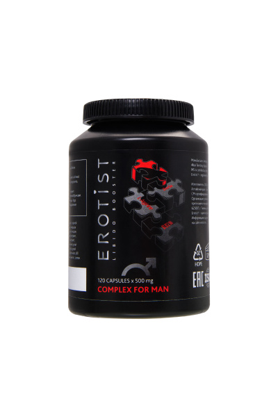 Капсулы Erotist COMPLEX FOR MAN,120 капсул