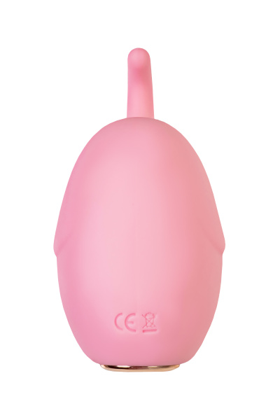 Вибратор Штучки-Дрючки, Mr. Elephant, розовый, силикон, 7,5см