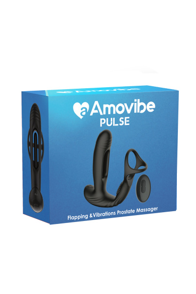 Массажер простаты Amovibe Pulseс функцией осцилляции
