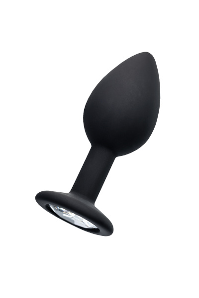 Анальная втулка  TOYFA POPO Pleasure со стразом S 7,2 см, Ø 2,8 см, 25 г