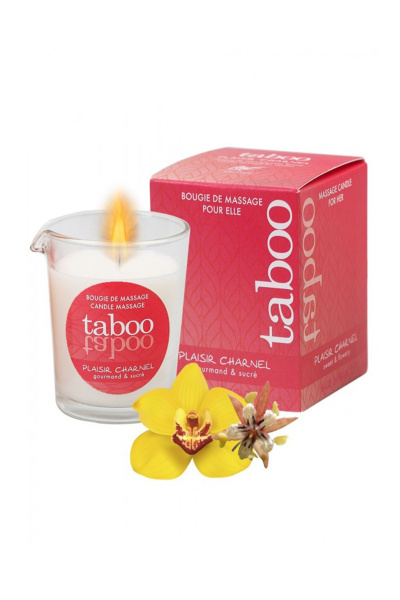 Массажное аромамасло с афродизиаками для женщин RUF Taboo - Plaisir charnel, плотское удовольствие, 60 г
