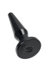 Анальная втулка TOYFA POPO Pleasure Gemini α, TPE, черная,12,1 см
