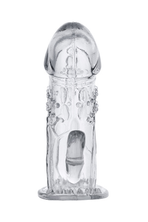 Насадка на пенис TOYFA, TPE, прозрачная, 13 см